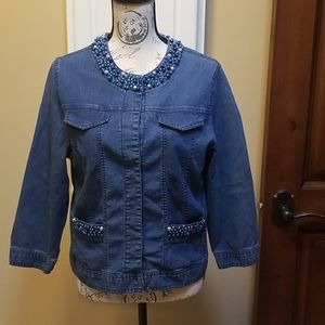 Denim-like jacket